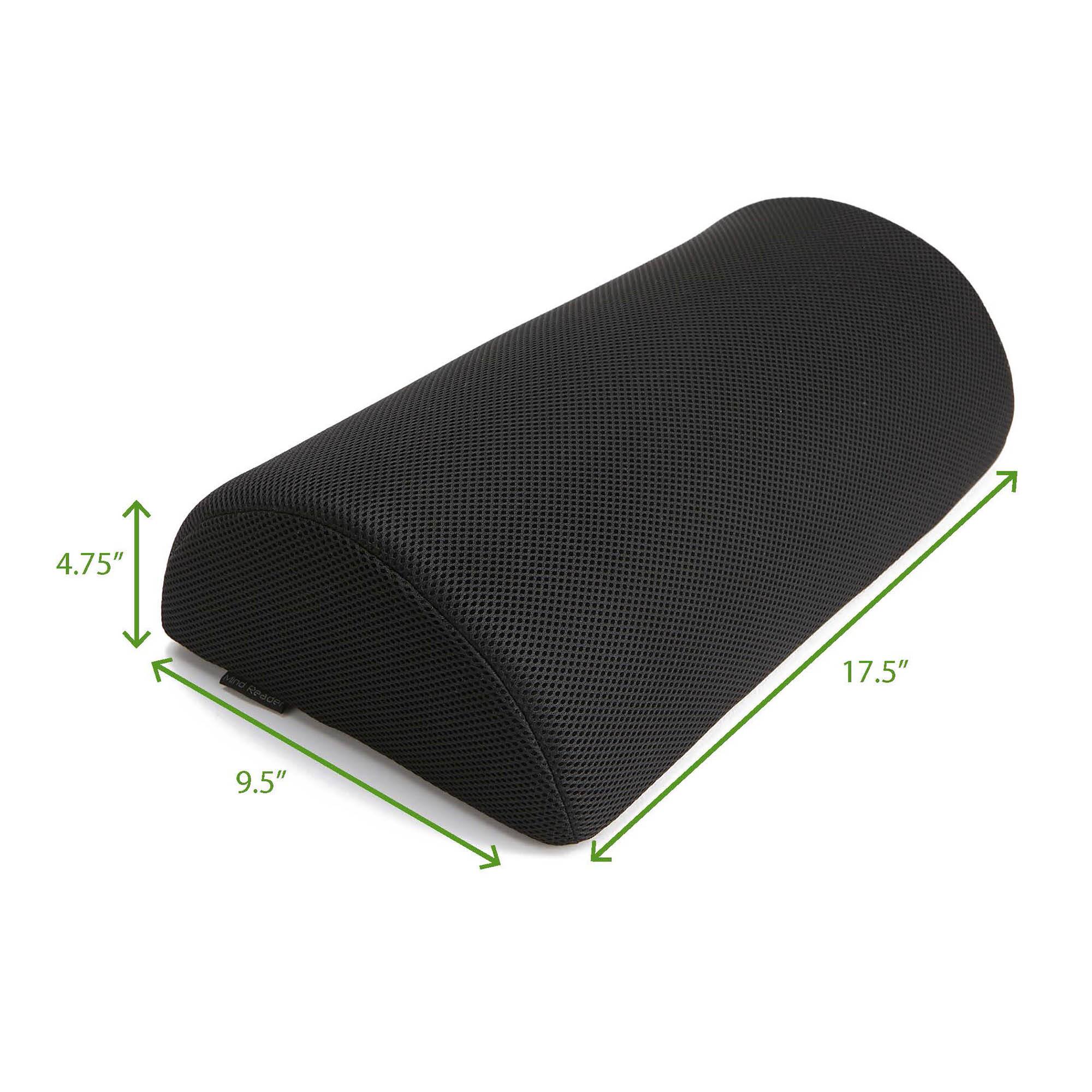 Mind Reader Black Foam Multi-Purpose Cushion